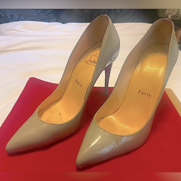 Christian Louboutin Patent Pigalle Follies 100 Pumps - Picture 7 of 7